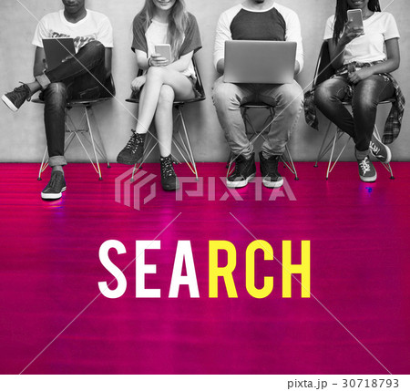 Internet Network Technology Social Platform Digital Word 30718793