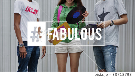 Hashtag Awesome Fabulous Cool Word 30718798