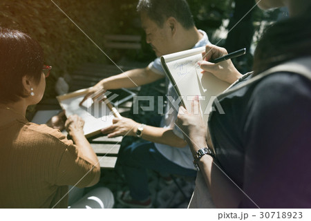 Photo Gradient Style with Beverage Barista Cafe Caffeine Drink Relaxation Photo Gradient Style with Beverage Barista Cafe Caffeine Drink Relaxation 30718923