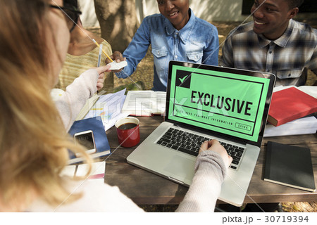 Group of people discussion guaranteed premium and exclusive product 30719394