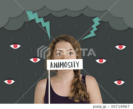 Hatred Frustration Ignorance Animosity Concept Hatred Frustration Ignorance Animosity Concept 30719967