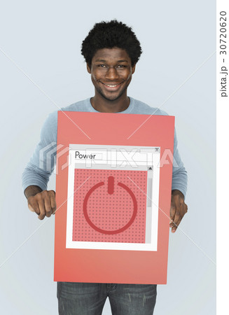Man holding network connection graphic overlay banner Man holding network connection graphic overlay banner 30720620