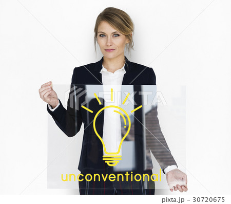 Ideas Light Bulb Think Create Graphic Word 30720675