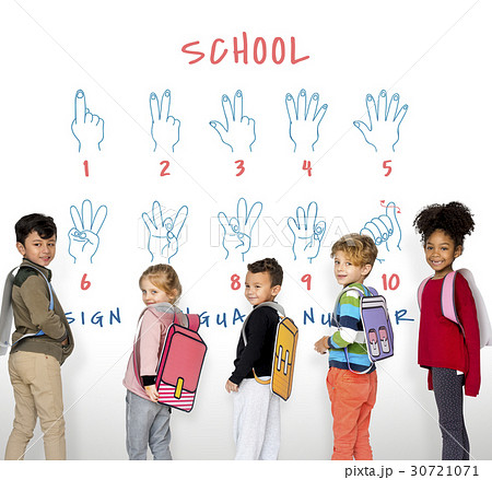 Sign Language Number Instruction Lesson Graphic 30721071