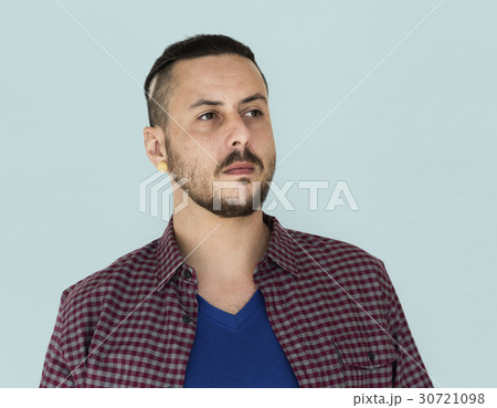 Caucasian Man Candid Facial Hair 30721098