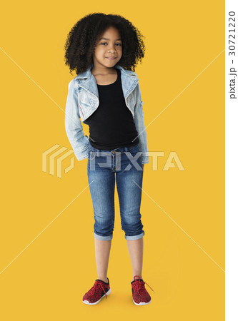 Little Girl Posing Smiling Cute Little Girl Posing Smiling Cute 30721220