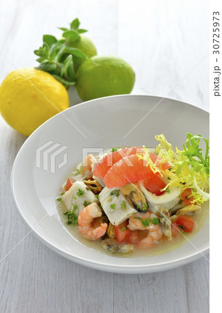 セビーチェ(シーフードのマリネ) セビーチェ(シーフードのマリネ) 30725973