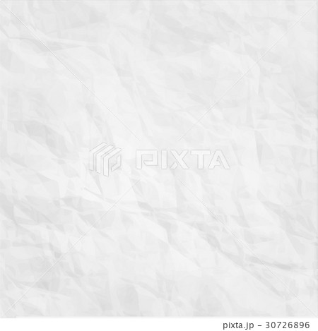 Texture of white crumpled paper background  Vector 30726896