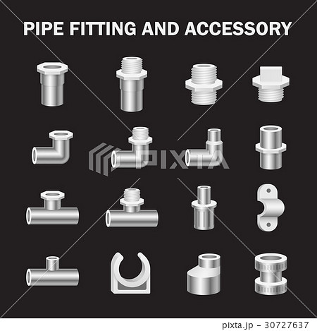 Pipe fitting vector 30727637