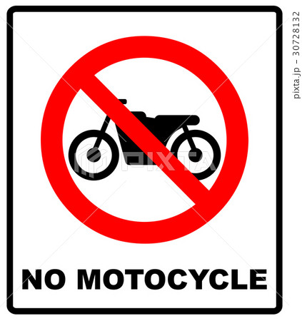 No motorcycle sign on white background vector No motorcycle sign on white background vector 30728132