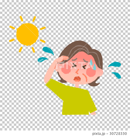 Elder women with heat stroke 30728330