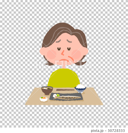 食欲がない高齢女性 30728333