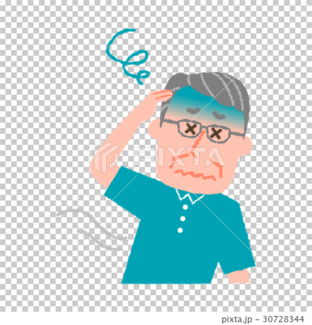 A dizzy old elderly man 30728344