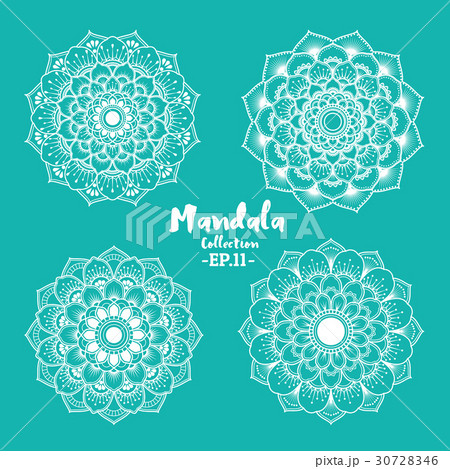 Set of mandala decorative and ornamental design Set of mandala decorative and ornamental design 30728346