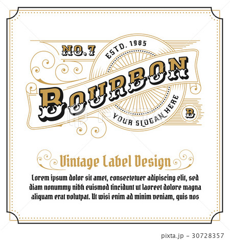 Vintage frame logo design for labels Vintage frame logo design for labels 30728357