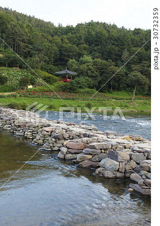 小川 木 石橋 30732359