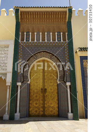 宮殿 モロッコの ドア 30733450