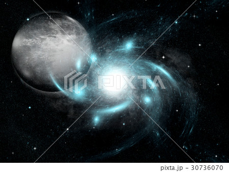 galaxy in a free space 30736070
