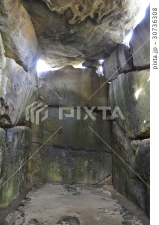 石舞台古墳･石室の内部（国営 飛鳥歴史公園／奈良県高市郡明日香村島庄） 30736308