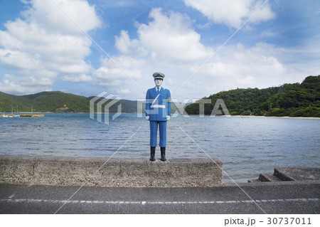 加計呂麻島　伊子茂集落の風景 30737011