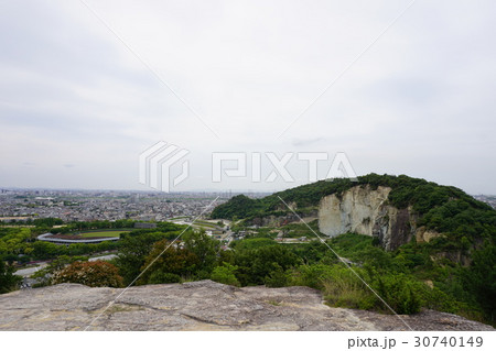 兵庫県 高砂市 生石神社(石の宝殿)山上公園からの展望 兵庫県 高砂市 生石神社(石の宝殿)山上公園からの展望 30740149
