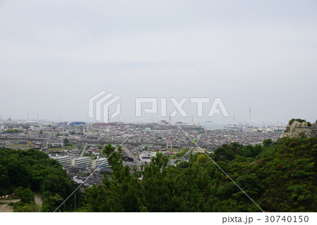 兵庫県 高砂市 生石神社(石の宝殿)山上公園からの展望(高砂市) 兵庫県 高砂市 生石神社(石の宝殿)山上公園からの展望(高砂市) 30740150