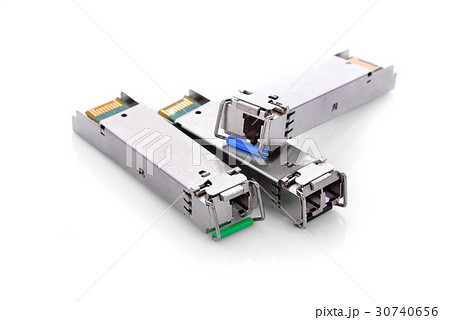 SFP Module on white background SFP Module on white background 30740656