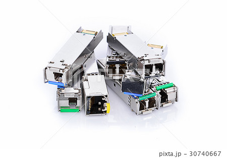 SFP Module  on white background 30740667
