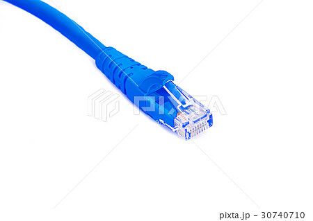 LAN blue on a white background. LAN blue on a white background. 30740710