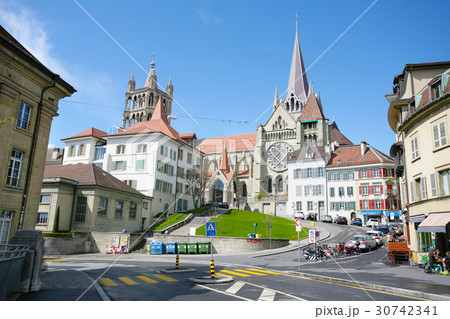 The historic center of Laussane, in Switzerland 30742341