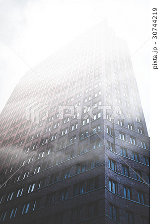 skyscraper building facade Berlin, Potsdamer Platz skyscraper building facade Berlin, Potsdamer Platz 30744219