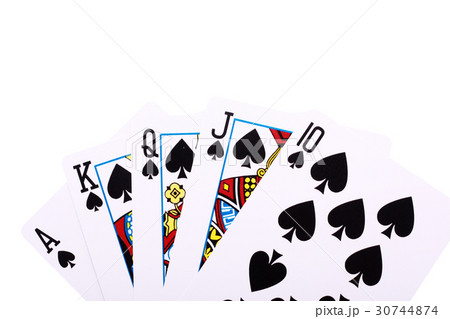 Highest hand in poker, royal flush of spades 30744874
