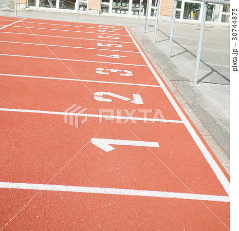 track numbers  in stadium in Nyon, Switzerland 30744875