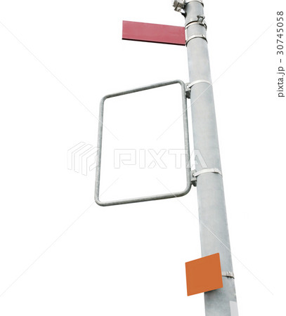 Blank signs in the main center of the town 30745058