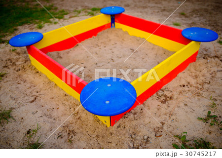 A nice sandbox playground filled  30745217