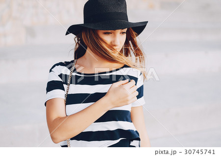 girl in a hat girl in a hat 30745741