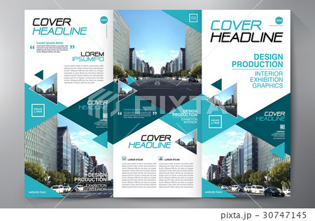 Brochure 3 fold flyer design a4 template. 30747145