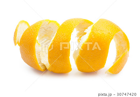 Lemon twist isolated 30747420
