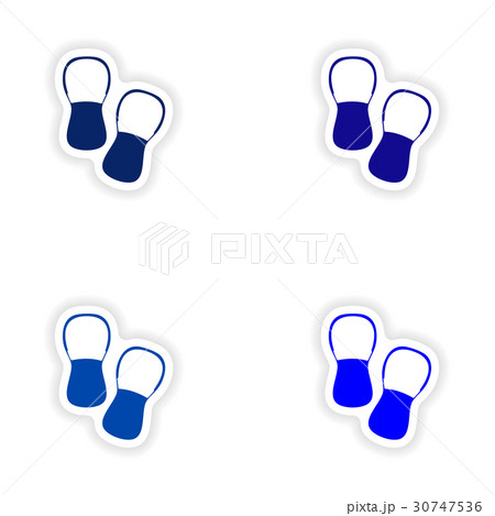 assembly realistic sticker design on paper assembly realistic sticker design on paper 30747536