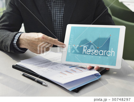 Corporate business line graph report 30748297