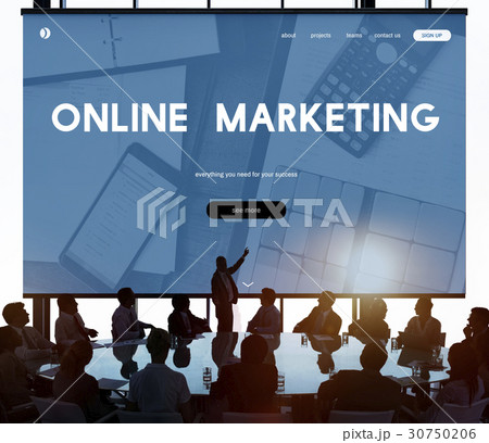 Online Marketing Campaign Media Word 30750206