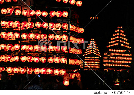 二本松の提灯祭り 二本松市 の写真素材