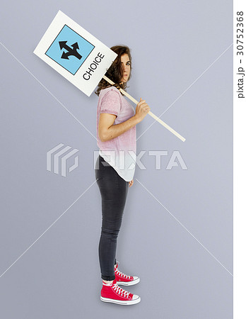 Roadsign Direction Graphic Icon Word 30752368