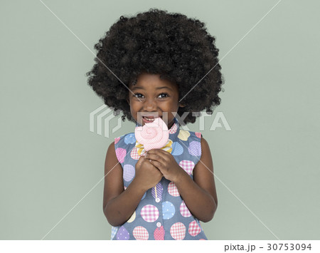 African Descent Child Lollipop Candy African Descent Child Lollipop Candy 30753094