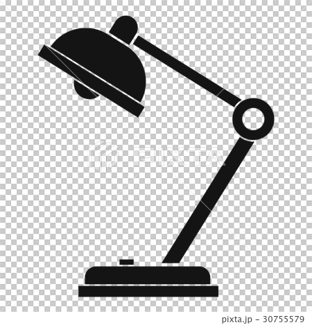 Desk lamp icon, simple style 30755579