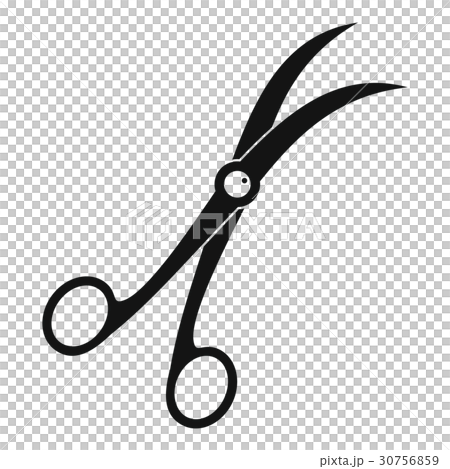 Surgical scissors icon, simple style 30756859