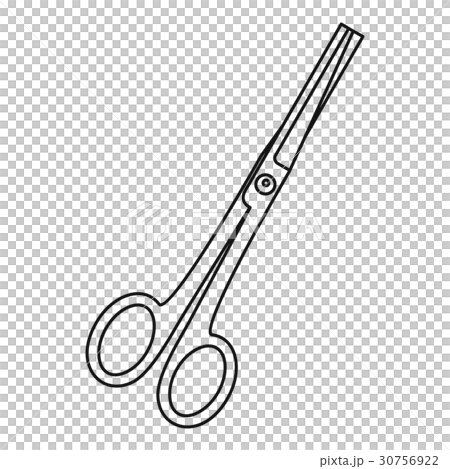 Scissors icon, outline style 30756922