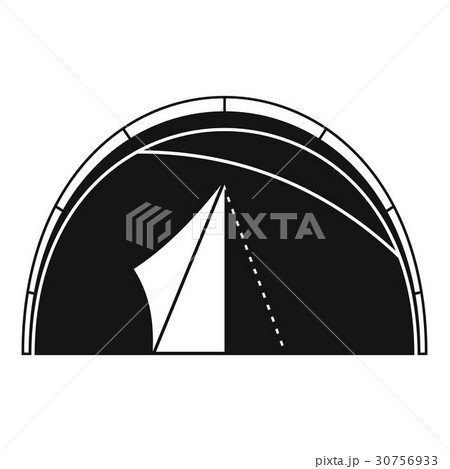 Dome tent icon, simple style 30756933
