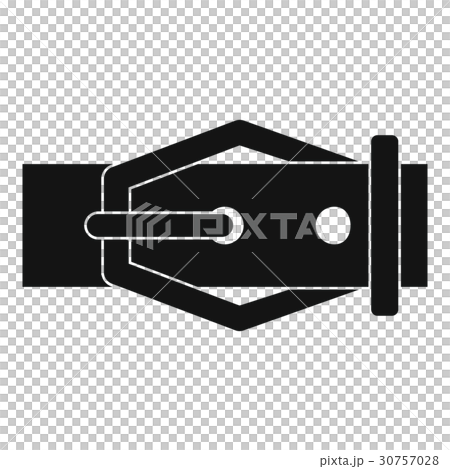Leather belt icon, simple style 30757028