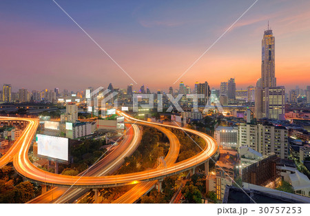Downtown Bangkok Highway, Thailand 30757253